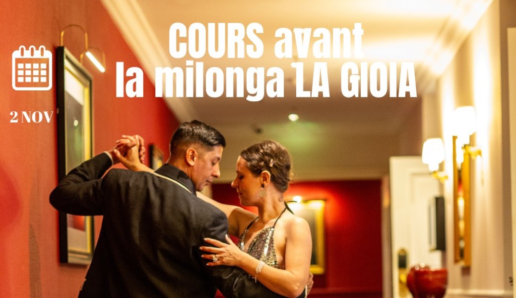 Cours de Tango avant la milonga LA GIOIA