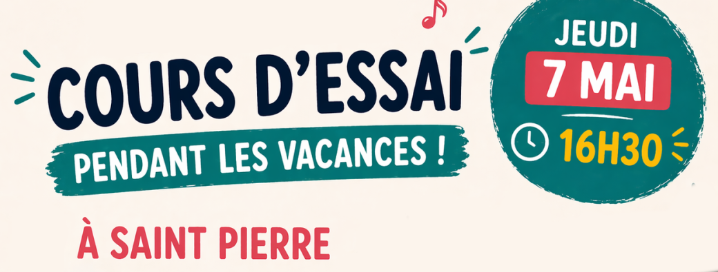 Cours d'essai Mélopie Saint Pierre