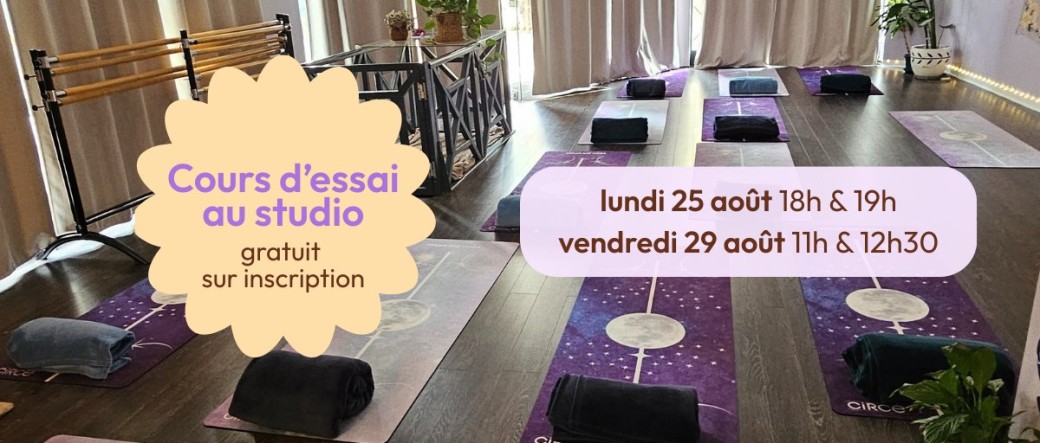 Cours d'essai Pilates Nomade - Le Studio