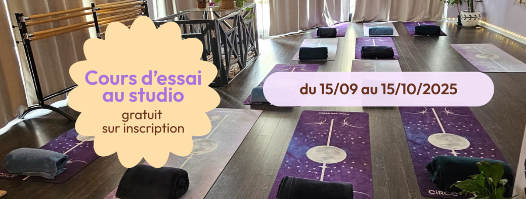 Cours d'essai Pilates Nomade - Le Studio