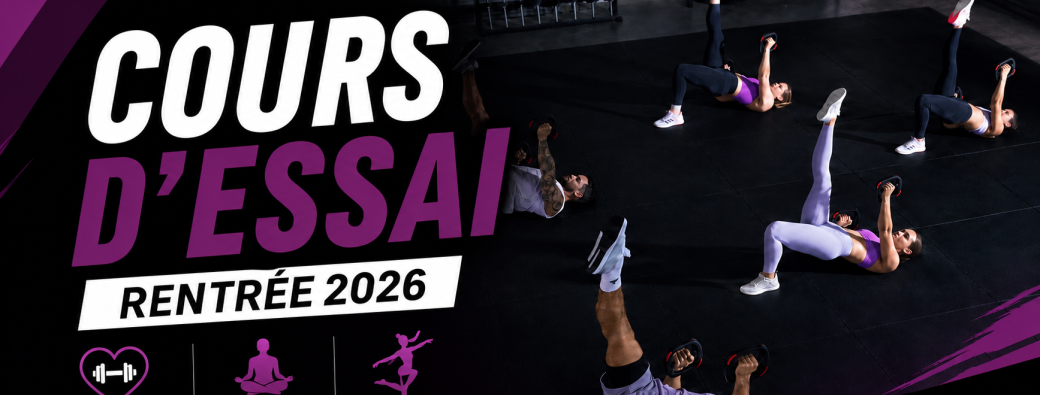Cours Essai Fitness Rentrée 2026