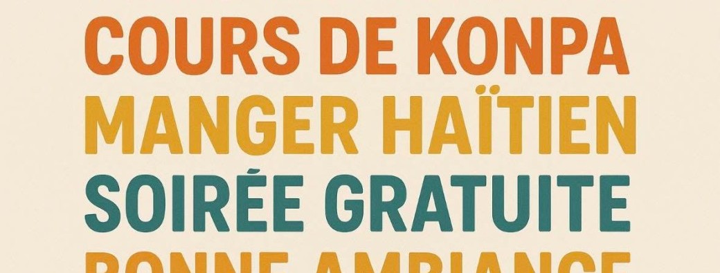 Cours et soirée konpa tous les mardis 