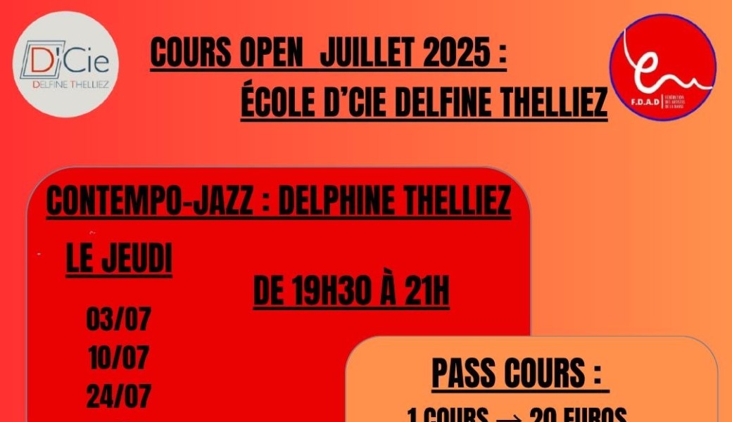 COURS OPEN JUILLET 2025