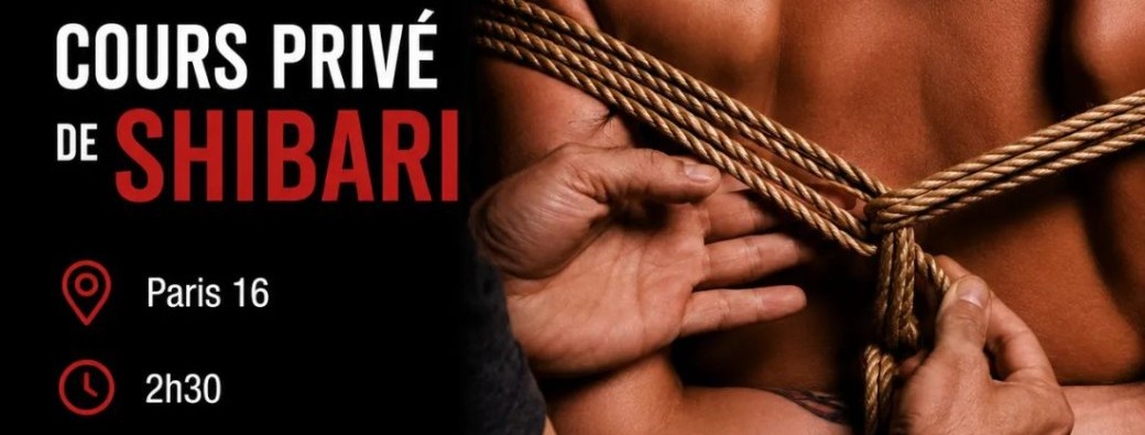 Cours privé de Shibari à Paris — 24 octobre 2026 | Seb Kinbaku