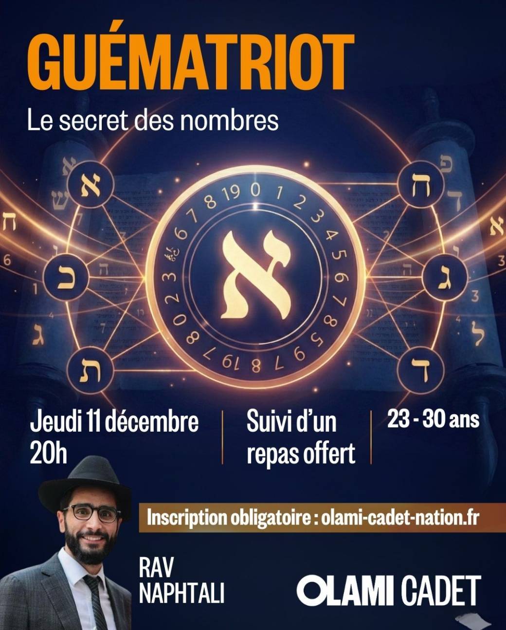 Cours Rav Naphtali - Guématriot : le secret des nombres 