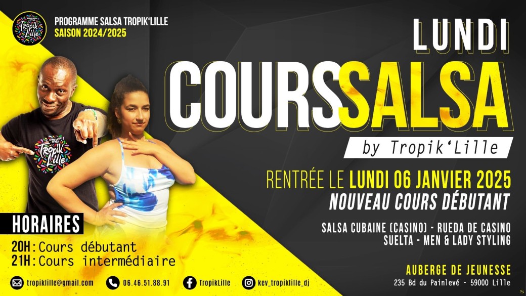 COURS SALSA CUBAINE  2025