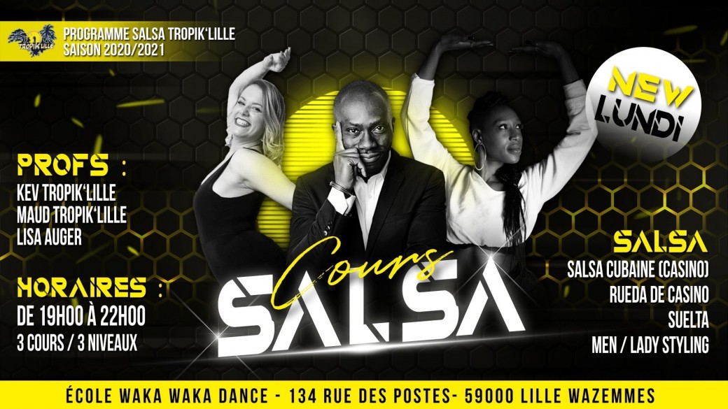 Cours SALSA CUBAINE TROPIK LILLE