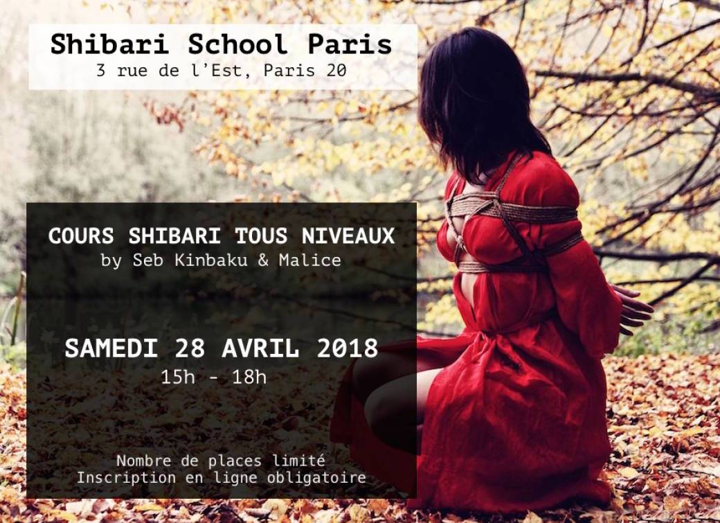 Shibari School Paris - Avril 2018