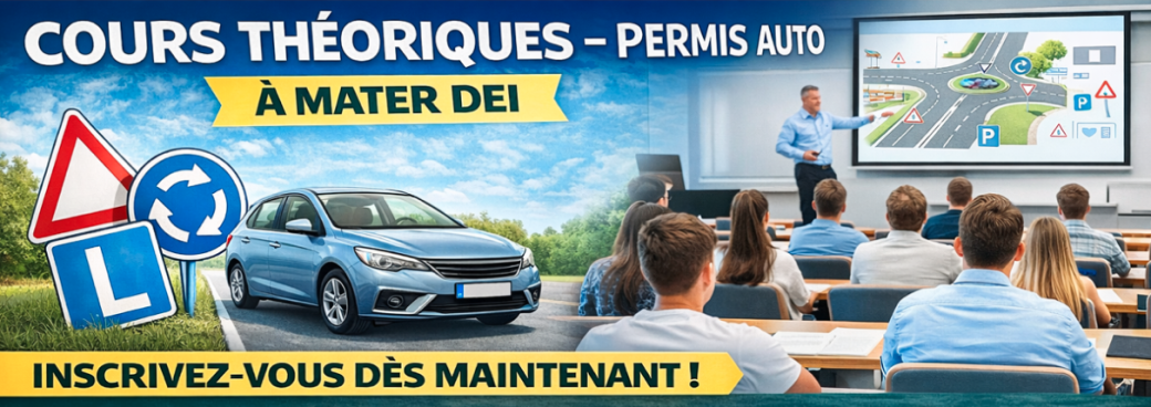Cours théorique - Permis voiture