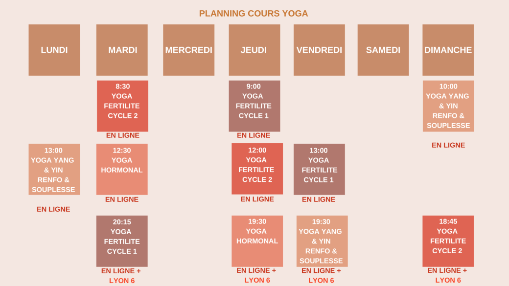 Yoga fertilité dynamic ONLINE + LYON 6 MAR 19h30