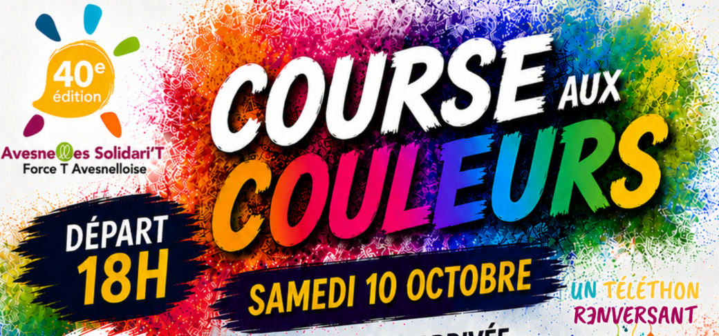 Course aux couleurs du Téléthon 2026 - Avesnelles