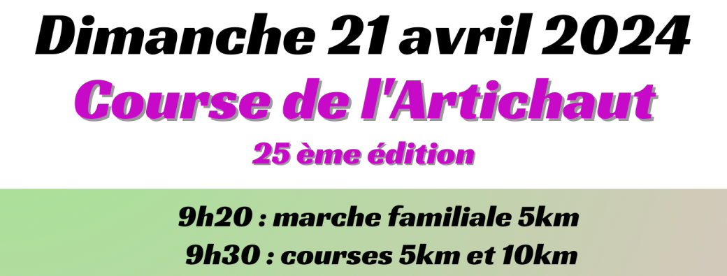 Course de l'Artichaut - GROUPE RUNNING66 (3inscrits 5km / 41inscrits 10km)