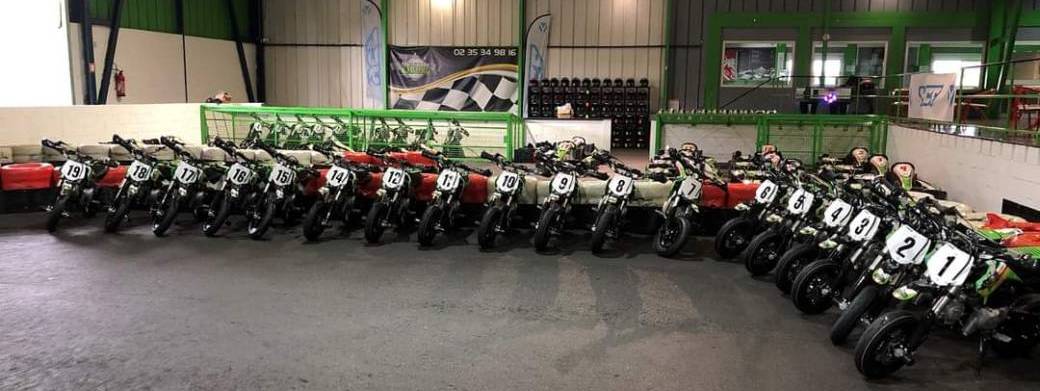 Course d'endurance en mini-moto