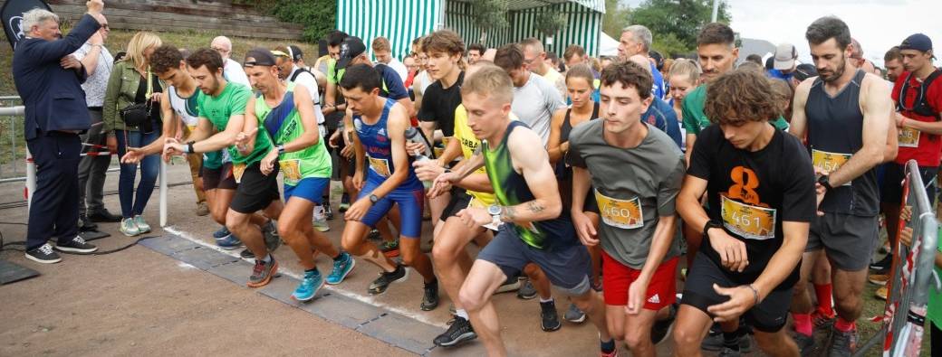 Course-Poursuite sur la base sports nature des Argales