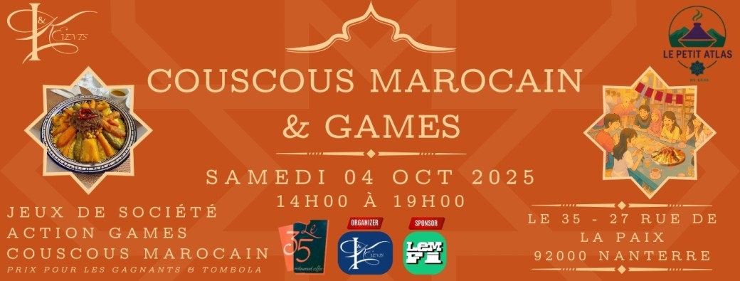 Couscous Marocain & Games By IKEvents