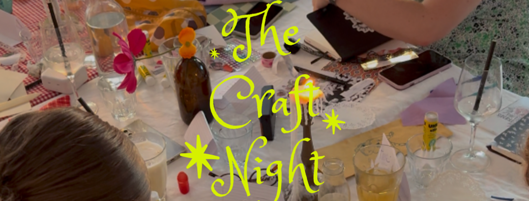 CRAFT NIGHT - Cover Custom &  Journaling