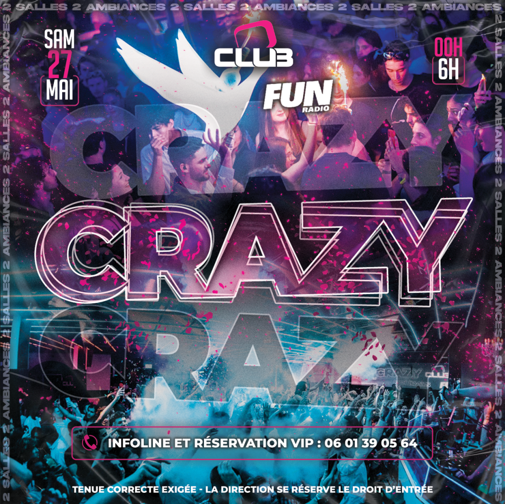 Crazy - Free pass 00h-01h