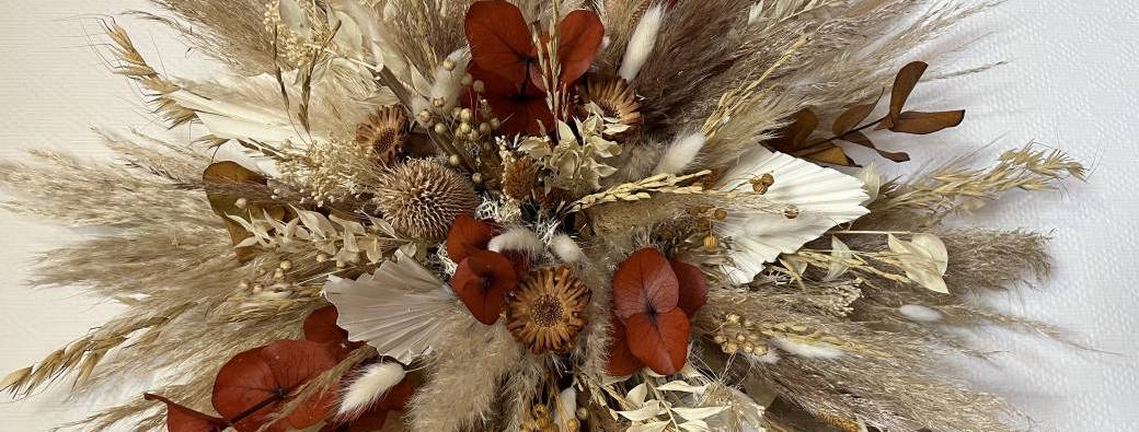 Créathérapie - fleurs séchées 