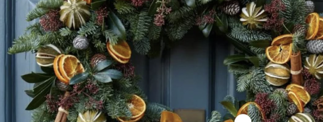 Création de couronnes de Noël