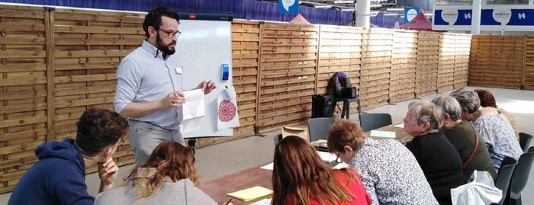 Atelier "La pause du Zèbre" : Création de Mandala Maya