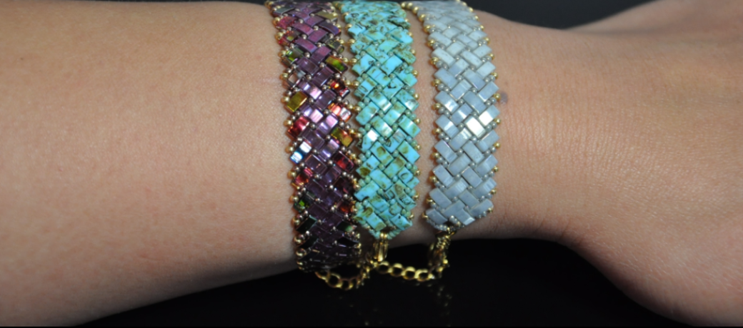 Création d'un bracelet en chevrons