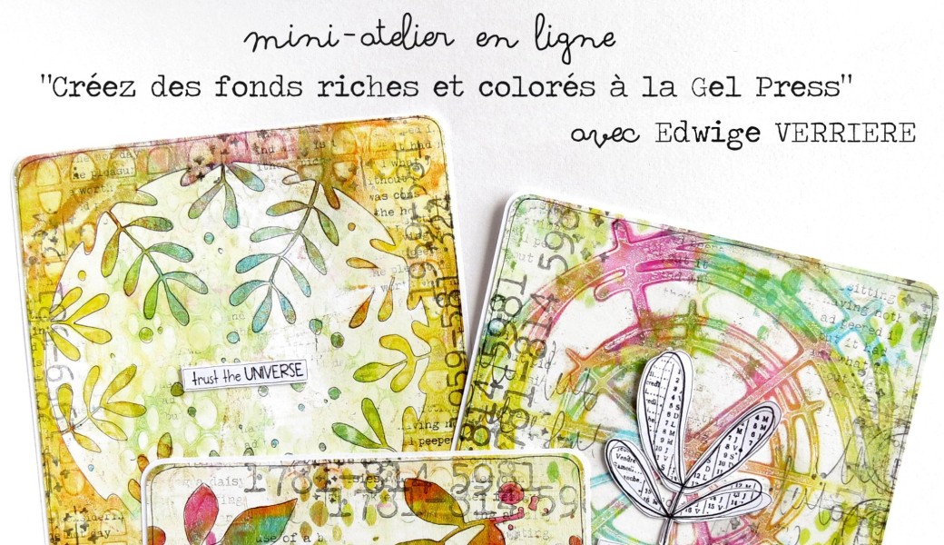 Créez des fonds riches et colorés à la Gel Press