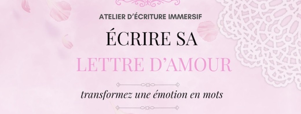 Écrire sa lettre d'amour - Salon l'automne des romances
