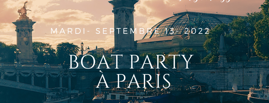 Boat party Paris
