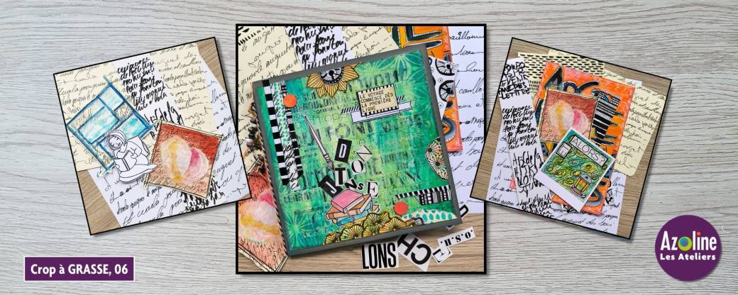 Crop Srap'Azur - Carnet “En toutes lettres” - Grasse 06