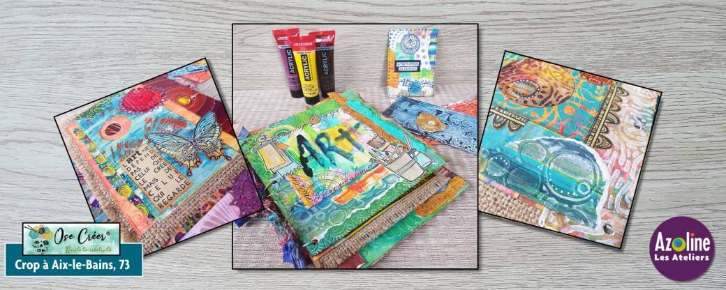 Atelier Junk journal “Toufou” - Crop OSE CREER - Aix-les-Bains