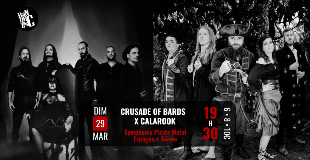 Crusade of Bards x Calarook (Symphonic Pirate Metal • Espagne x Suisse) 