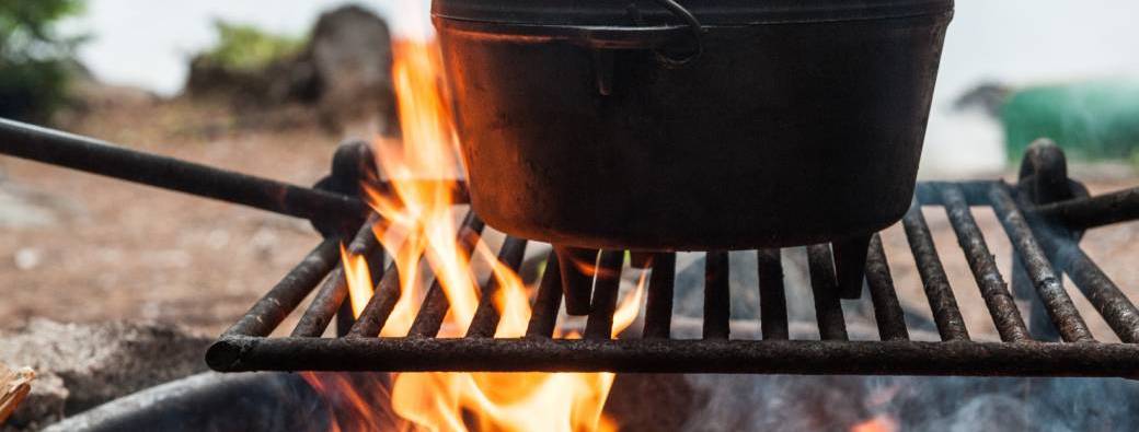 Cuisine sur le feu