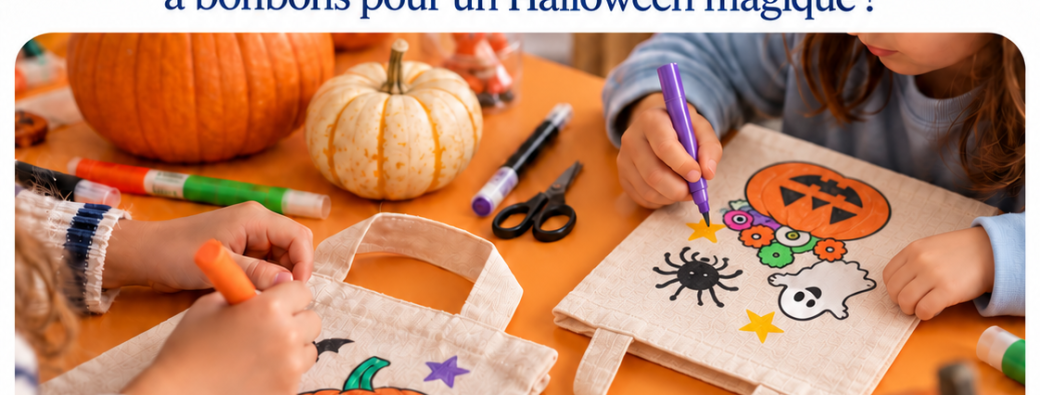 Customise ton sac à bonbons d'Halloween