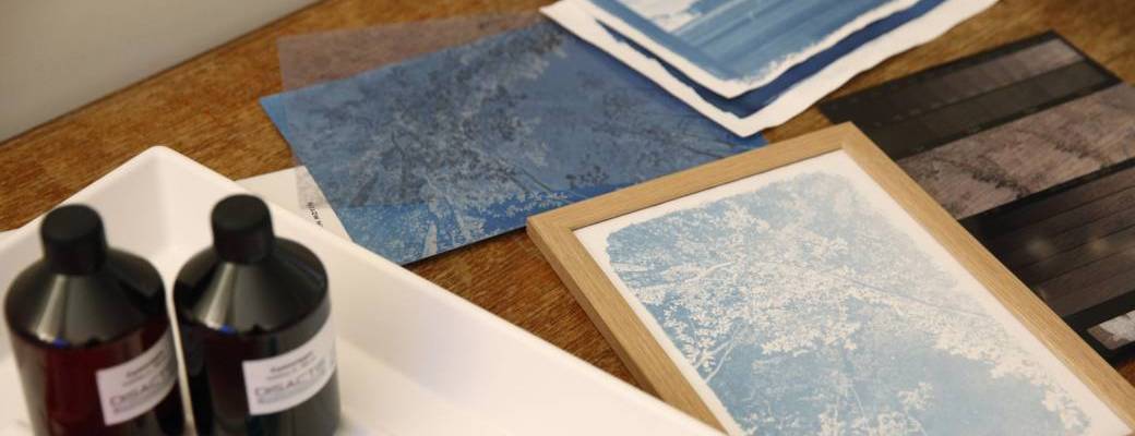 Atelier cyanotype