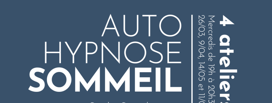 Cycle Autohypnose sommeil réparateur - Au studio - Avec Christine BRIS BOUTHIER