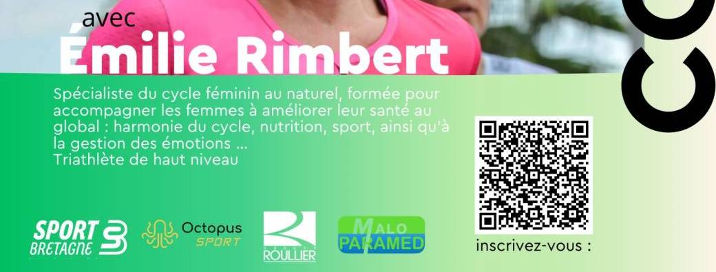 Conférence professionnelle - Cycle féminin et performance durable avec Émilie RIMBERT