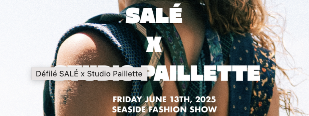 DÉFILÉ BÉNÉVOLES - Salé x Studio Paillette 