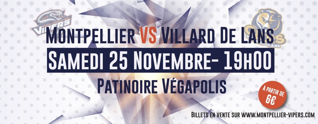 D2 - Montpellier VS Villard de Lans - Hockey sur Glace