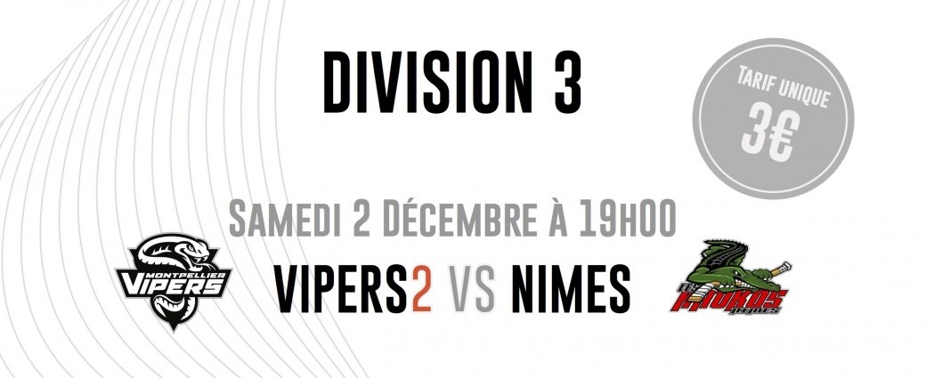 D3 - Montpellier2 VS Nimes - Hockey sur Glace