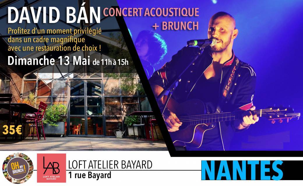 DAVID BAN - Concert + Brunch - NANTES