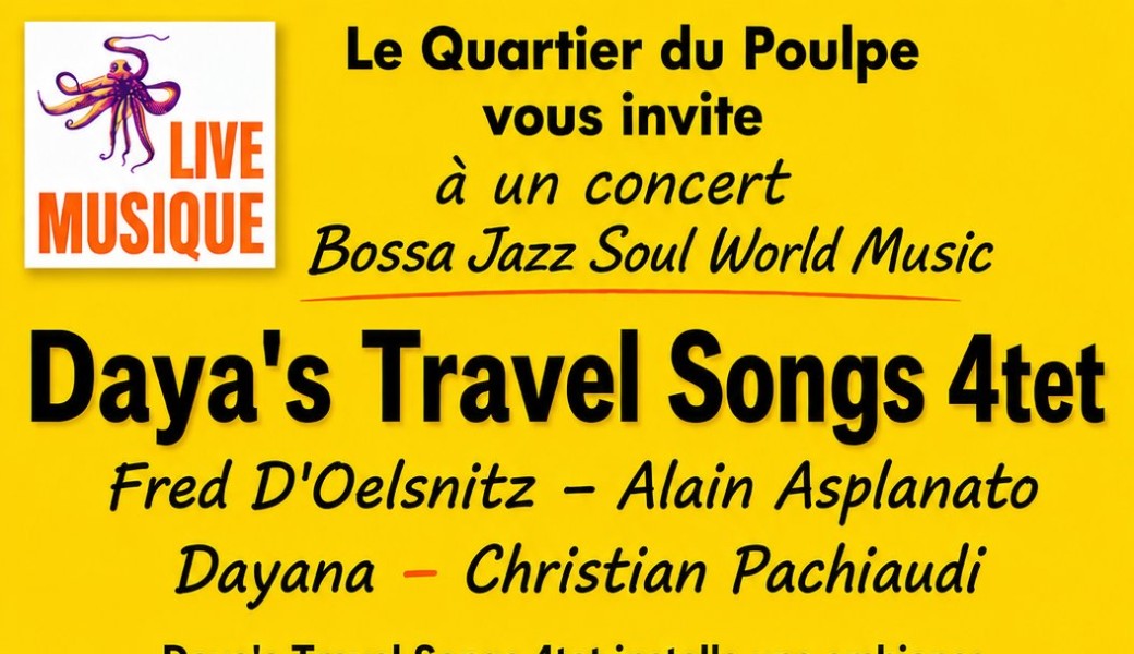 DAYA'S TRAVEL SONGS 4TET  27.9.