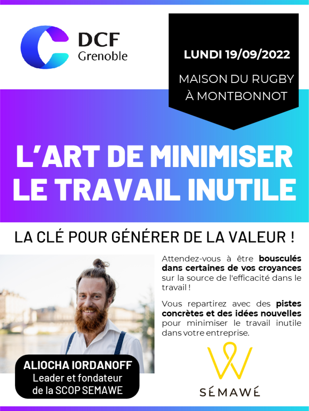 DCF 38 : L'art de minimiser le travail inutile