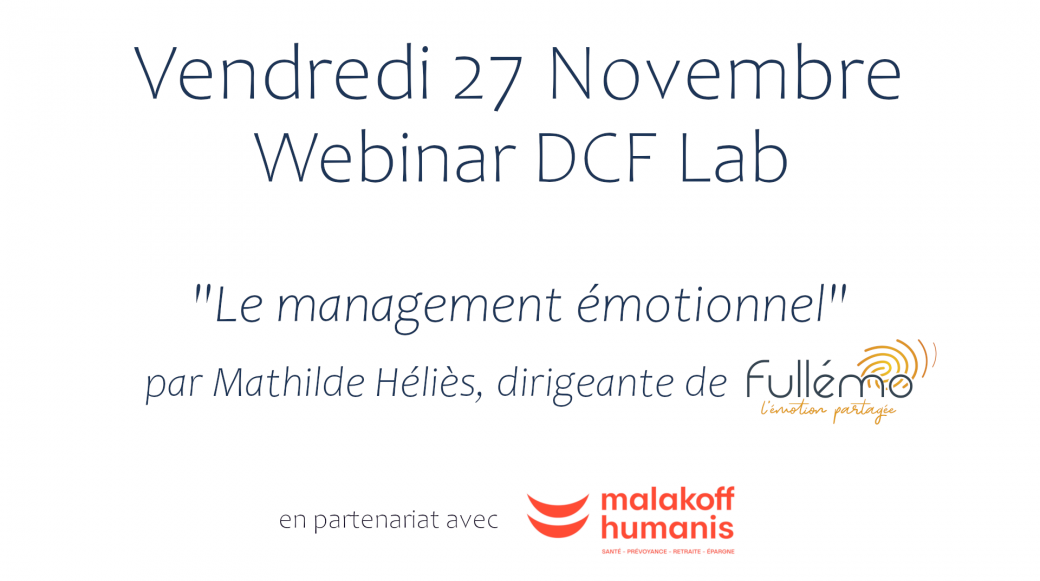 Webinar DCF Lab - Le management émotionnel
