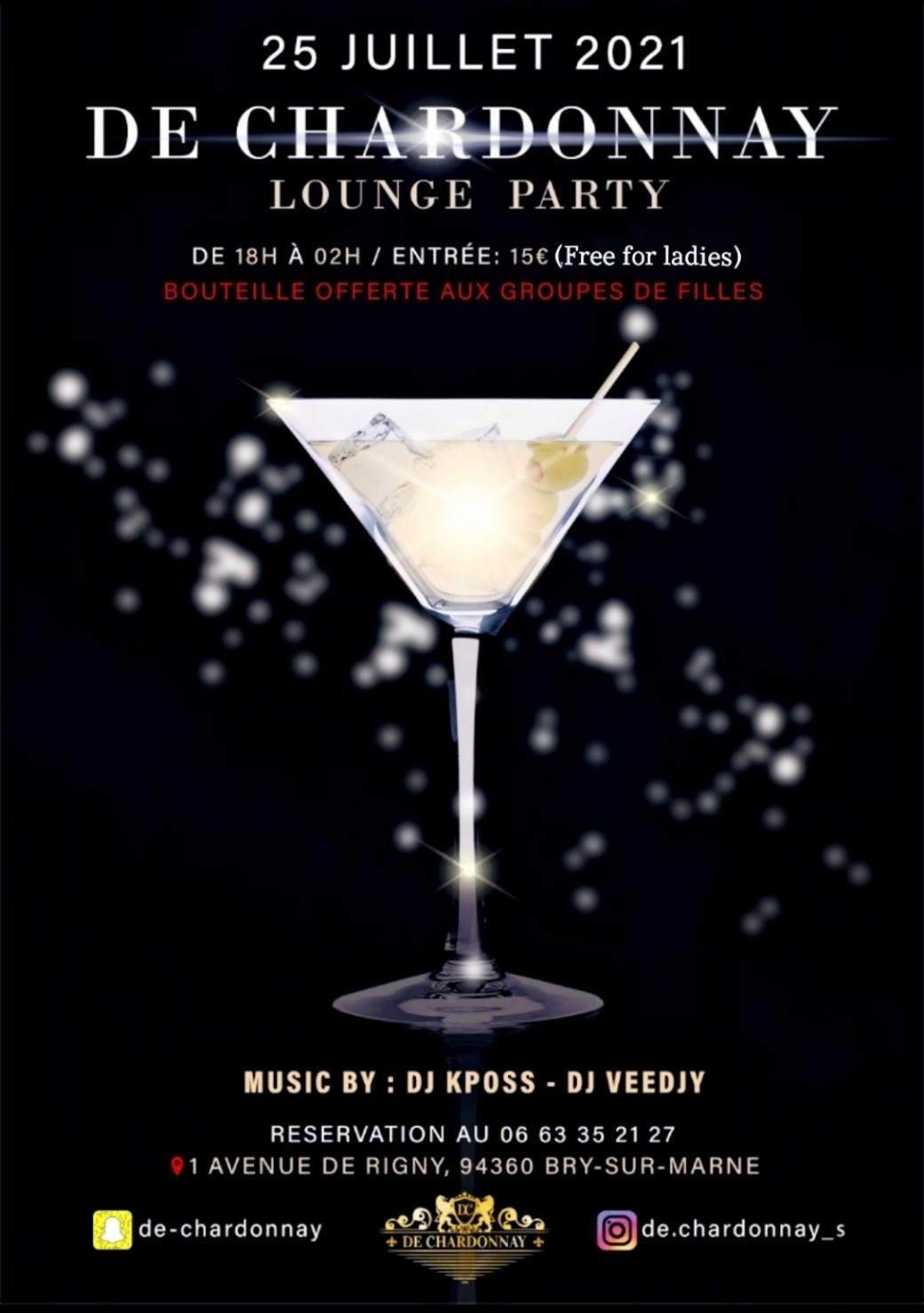 De Chardonnay Lounge Party