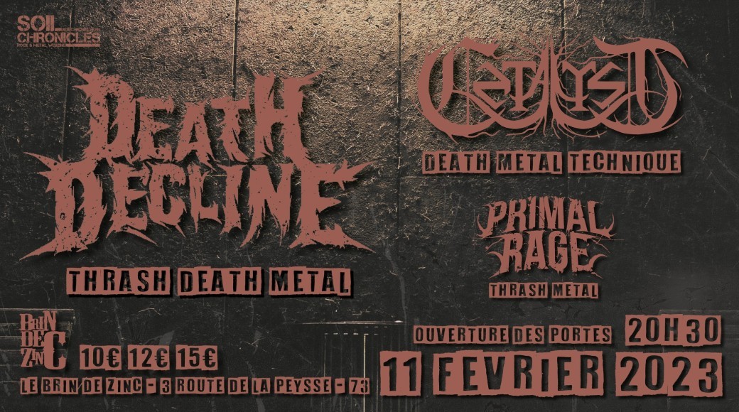 Death Decline x Catalyst x Primal Rage (Trash Death Metal • Death Metal Technique • Trash Metal)