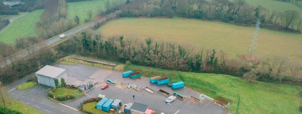 Déchèterie de Gouerven : le tri à ciel ouvert