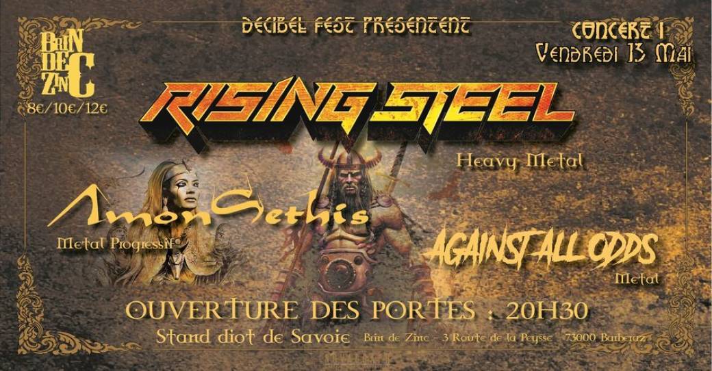 Decibel Fest - Concert I (Rising Steel • Amon Sethis • Against All Odds)