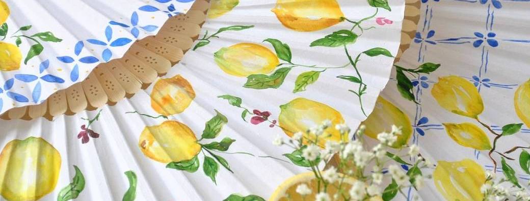 DECORATION SUR EVENTAIL