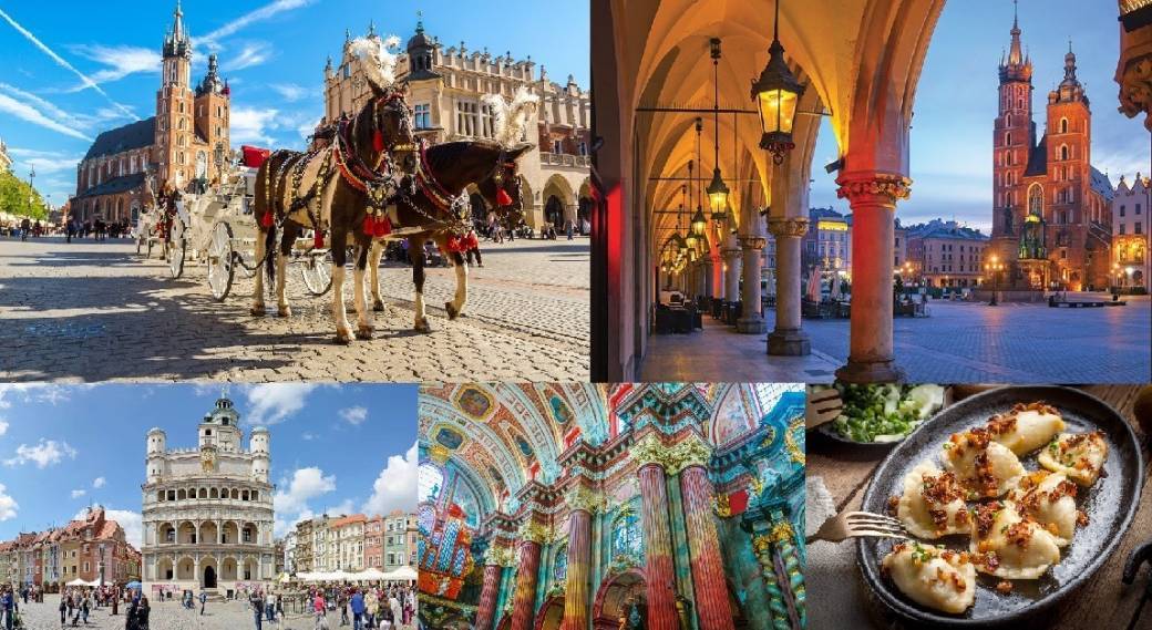 Découverte de la Pologne 3 ou 4 jours : city break Varsovie, Poznan; Cracovie