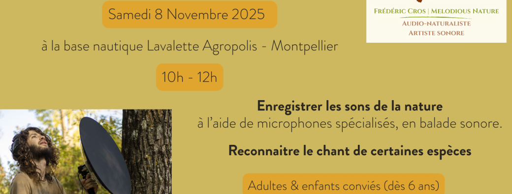 Découverte de la Prise de Son naturaliste